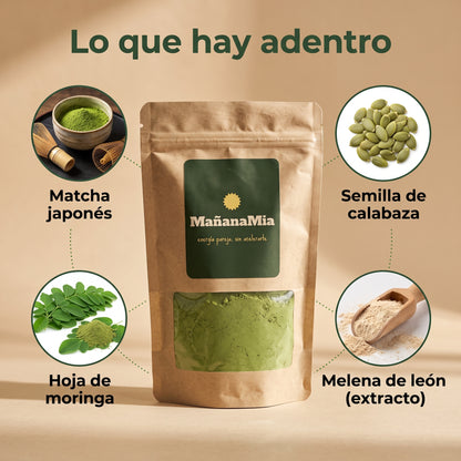 Matcha MañanaMia – Ni pesada ni acelerada: Energía pareja